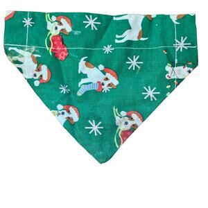 Handmade Christmas Dog Bandanna XSmall